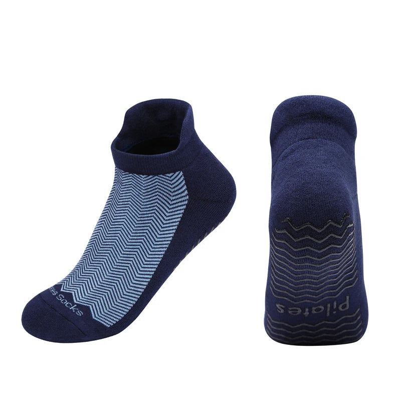 Pilates Grip Socks – Non-Slip Athletic Socks