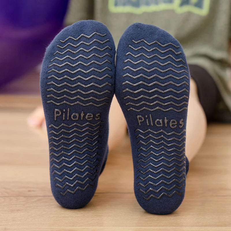 Pilates Grip Socks – Non-Slip Athletic Socks