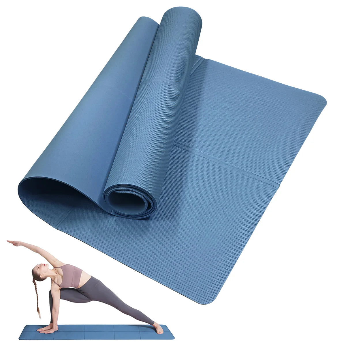 Pilates & Yoga Mat – 4mm Anti-Slip